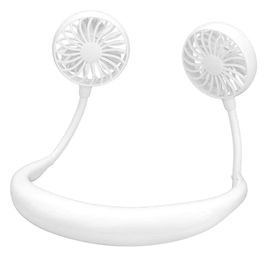 Mini Hand Free Portable Neckband Fan with Light